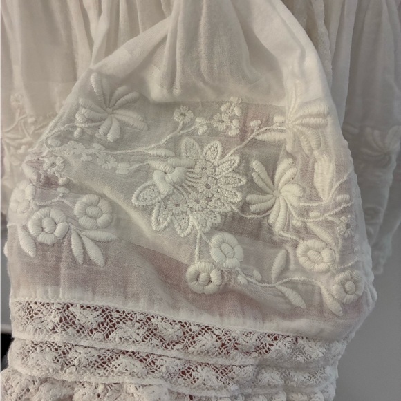 LoveShackFancy Women's Elegant White Dress - Picture 4 of 9